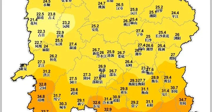 湖南省天气预报7天（湖南天气7天情况）